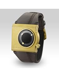 EDWIN CheckerED Antique IP Gold Rectangular Analogue Watch