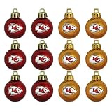 NFL Kansas City Chiefs Mini Ornament 12-Pack