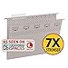 Smead TUFF Hanging File Folder with Easy Slide Tab, 1/3-Cut Sliding Tab, Letter Size, Steel Gray, 18 per Box (64092, Rod Color May Vary)