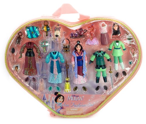 Disney's Mulan Fashion Set Figures (Disney Theme Parks Exclusive)
