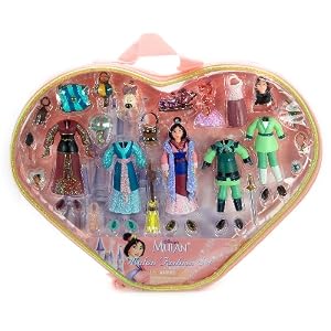 Disney's Mulan Fashion Set Figures (Disney Theme Parks Exclusive) by Disney Princess, Mulan