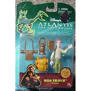 Atlantis - Lost Empire Milo Thatch 4" Figures Action Figure