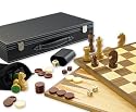 3 in 1 Games Set for Chess, Backgammon and Draughts.