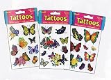 TATTOOS-BUTTERFLIES - EACH PACKAGE SOLD SEPERATELY