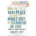 How to Make Peace in the Middle East in Six Months or Less: Without Leaving Your Apartment