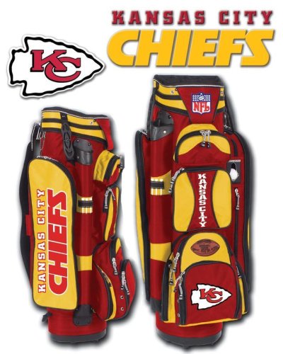 Buy Kansas City Chiefs Wilson NFL Impact Golf Cart Bag NFL Football - Fan Shop Golfing Merchandise by Forefront Golf