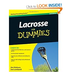 Lacrosse For Dummies (For Dummies (Lifestyles Paperback))