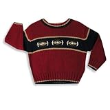Kitestrings - Boys Knit Sweater, Red, Navy
