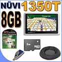 Garmin Nuvi 1350T 4.3-Inch Widescreen Portable GPS Navigator w/Integrated Traffic Receiver 8GB MicroSD BigVALUEInc Accessory Saver Bundle