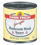 Giorgio Dawn Fresh Mushroom Steak Sauce, 6-Ounce (Pack of 12)