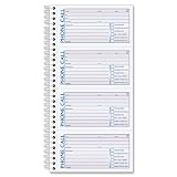 Adams Spiral Bound Phone Message Book, Carbonless Duplicate, 4 Messages per Page, 600 Sets per Book (SC1164D)