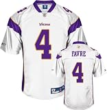 Brett Favre White Reebok NFL Premier Minnesota Vikings