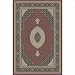 KAS Oriental Rugs KEN7704 Kensington Series Red/Navy Bijar Rug Size: 2' 7 x 4' 3