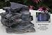 Solar Powered Birdbath Waterfall Rock