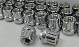 12mm x1.25 Open End Tuner Style Spline Lug Nuts, 7 Point, Set of 16 Lugs, 12x1.25