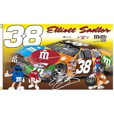 Elliot Sadler #38 NASCAR 3' x 5' Premier 2-Sided Banner Flag