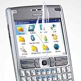 Retail Packing Nokia E61, E62 Smartphone PDA Premium Reusable LCD Screen Protector with Lint Cleaning Cloth By Ikross