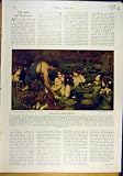 1913 WATERHOUSE HYLAS NYMPHS BURNE-JONES DANAE TOWER