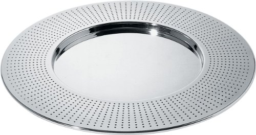 Alessi FA03 \"AMFITHEATROF\" Tablett, rund mit durchbrochenem Rand aus Edelstahl Preisvergleich