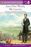 Jean Fritz: Just a Few Words, Mr. Lincoln (Paperback); 1993 Edition