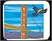 Mouse Pad with San Francisco, Golden Gate, construction, structure, bird, California, architecture, bridge, building