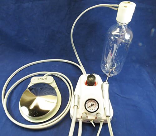 Dental Portable Turbine Unit Controller Compressor 2 Holes Handpiece Adapter FORZA4