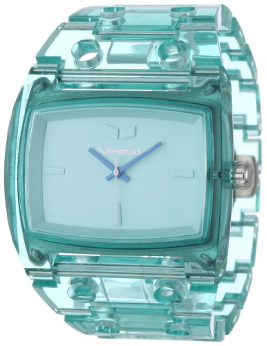 Vestal Unisex-Armbanduhr Destroyer Plastic Analog Kunststoff gr&uuml;n DESP022 Preisvergleich