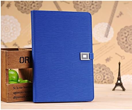 Leather Case for ipad mini,Candywe ipad mini leather,ipad mini case cover,ipad mini cases,ipad mini leather case,Toothpick Grain Flip Book Style Design Leather case cover For iPad Mini by Canica Blue