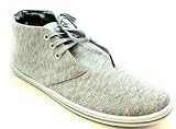 Dunlop Mens Dmc264gg3 Grey Hi Top Lace Up Canvas Ankle Boots