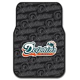 NFL Miami Dolphins Two-Pack Front Car Floor Mat
