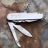 Fathers Day Gifts - Personalized All Purpose Pocket Knife - Multi Functions