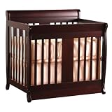 Chelsea Mini Crib 2-in-1 Convertible in Mocha By Nursery Smart