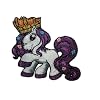 Filly Princess Snow Queen 7,4 cm * 6,7 cm B�GELBILD AUFN�HER APPLIKATION Schnee K�nigin lila violett Krone Tier Tiere Pferd Pferde Einhorn Fairy PATCH