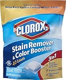 Clorox 2 Laundry Stain Remover and Color Booster Packs, 40 Count