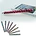 Eco-Fused 8 Stylus Pen Bundle / Zebra Print Stylus Pens / Compatible with All Capacitive Touchscreen Devices including iPhone, Android Phones, Tablets, iPad, iPod / Microfiber Cleaning Cloth Included