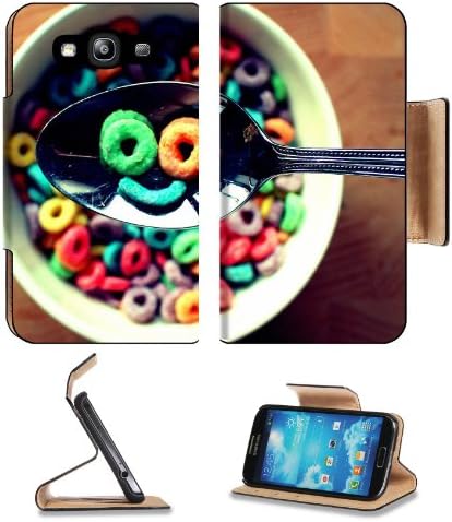 Multi Colored Corn Flakes Cereal Samsung Galaxy S3 I9300 Flip Cover Case with Card Holder Customized Made to Order Support Ready Premium Deluxe Pu Leather 5 inch (132mm) x 2 11/16 inch (68mm) x 9/16 inch (14mm) Luxlady S III S 3 Professional Cases Accessories Open Camera Headphone Port I9300 LCD Graphic Background Covers Designed Model Folio Sleeve HD Template Designed Wallpaper Photo Jacket Protector Micro SD Wireless Cellphone Cell Phone