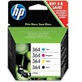 HP 364 Combo Pack - Print cartridge - 1 x black, yellow, cyan, magenta