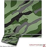 Sony PS3 Slim Skin - Camouflage Green
