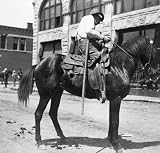 1903 AMPUTEE HANDICAPPED COWBOY POCATELLO IDAHO PHOTO