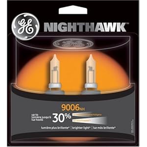 GE 9006NH/BP2 Nighthawk Headlight Bulbs (Low-Beam) - Pack of 2