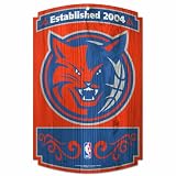NBA Charlotte Bobcats Wood Sign