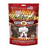 Loving Pets Grill-icious Bite Size Dog Treats, Beef, 4-Ounce