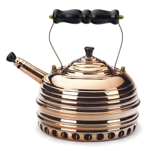 "Simplex Beehive Gas 1.7 Liter Tea Kettle, Copper"