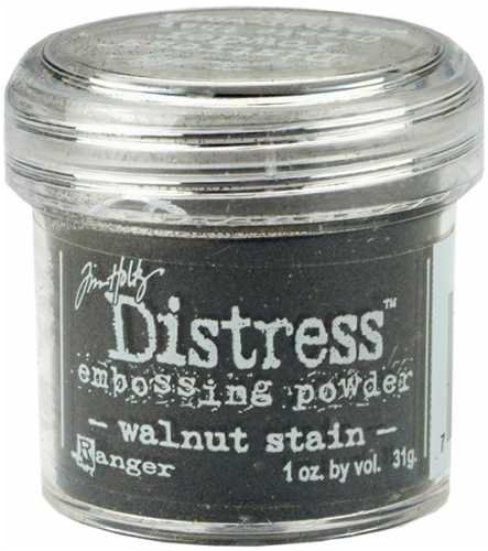 Distress Embossing Powder 1 Oz-Walnut Stain