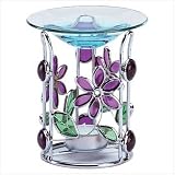 Review Gift Warehouse  / Stained Glass Floral Oil Warmer - Style 34605