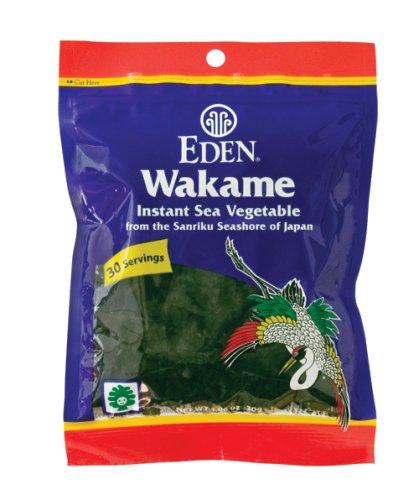 Eden Organic Wakame Flakes, Instant Miso Soup, 1.06-Ounce Packages (Pack of 6) by Eden Organic