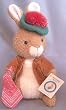 Beatrix Potter Benjamin Bunny Curly Tumbled Plush Stuffed Animal Character Toy - 1996