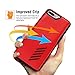 iPhone 7 Plus Case, Orzly Grip-Pro Case for iPhone 7 PLUS (5.5 inch Model) - Durable & Light-Weight Twin Layer Protective Case - Rocking Red