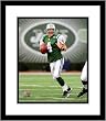 Brett Favre New York Jets NFL Framed 8x10 Photograph Team Logo Behind Passing