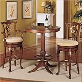 Powell Furniture Jamestown Landing PubTable Set in Distressed Cherry